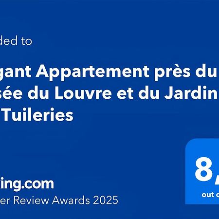 Elegant Appartement Pres Du Musee Du Louvre Et Du Jardin Des Tuileries Free Netflix Paris Exterior foto